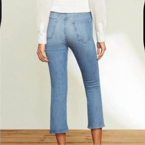 Veronica Beard Carly Kick Flare Jeans Bright Lakeshore Size 29 High Rise - Picture 15 of 15